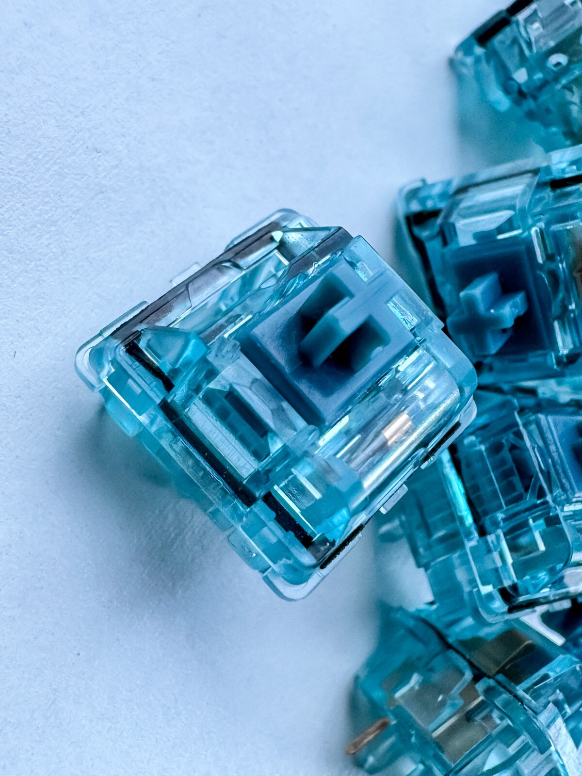 JWK Bluey Linear Mechanical Switches Hand Lubed and Filmed 80+ Pack