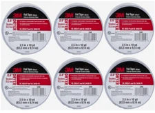 3M Silver Foil Tape for Appliances #3340 DRYER  2.5 in x 30 ft 6 Pack