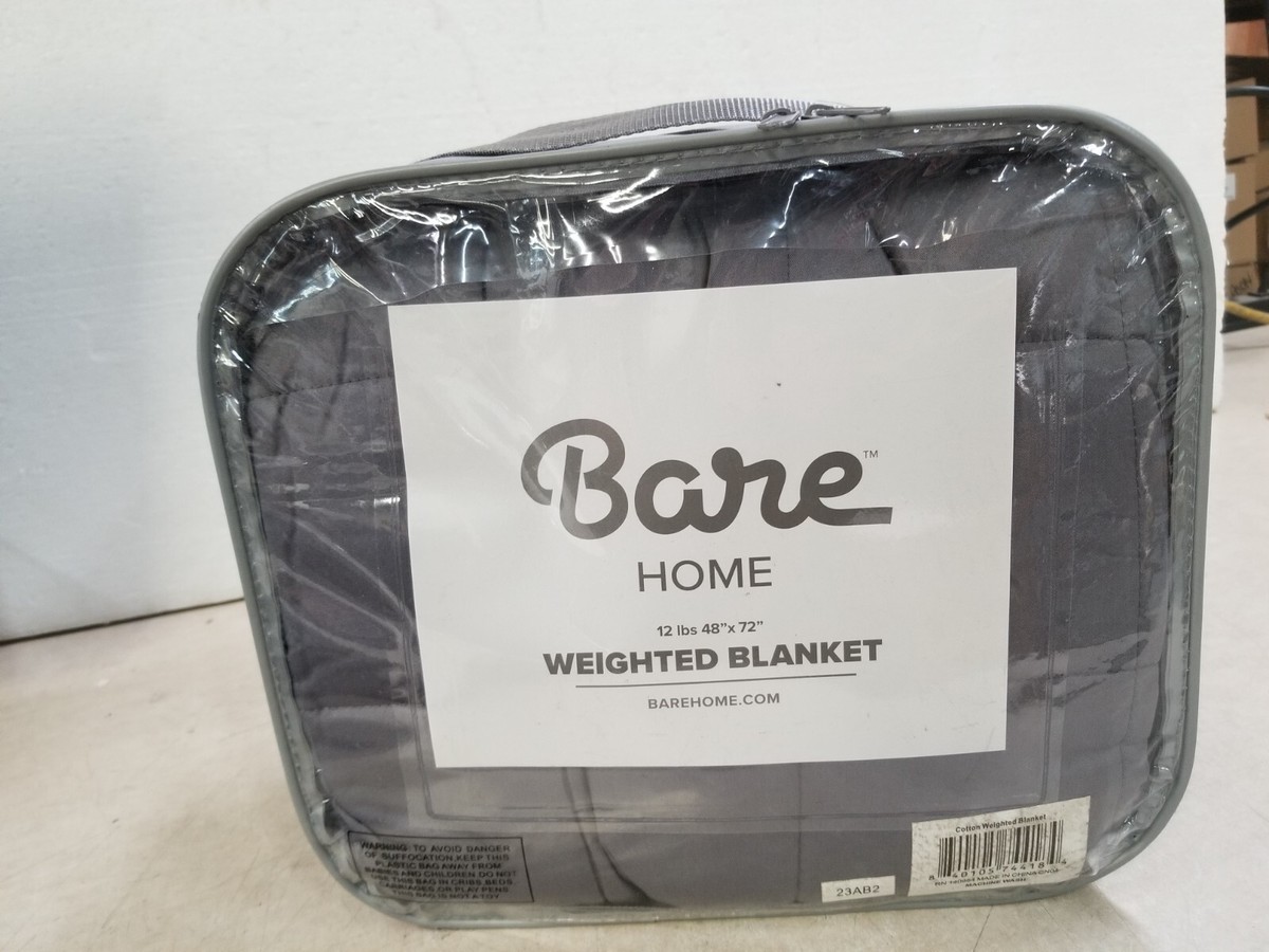 Bare Home 12 lbs Weighted Blanket 48