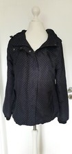 Jacke Blind Date schwarz weiß Punkte Größe M Übergangsjacke Mister Lady