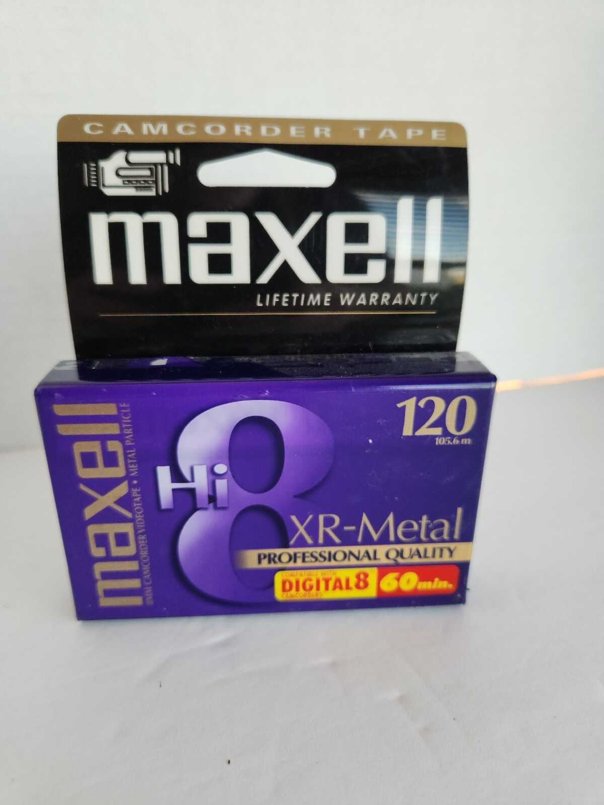 Maxell Camcorder Tape Hi 8 120 min Video Cassette XR-Metal SP 60 Min LP 120 Min-image