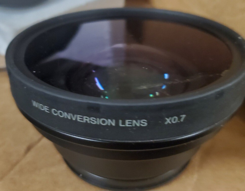 Sony VCL-HG0758 X0.7 Wide Conversion Lens with soft case NEW. | eBay