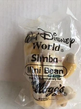 SEALED Disney Lion King Simba Mini Bean Bag Plush Kellogg’s Cereal Promo Toy