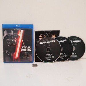 Star Wars Trilogy (Blu-ray + DVD 2013, 3-Disc set) No Blue Ray discs DVD's Only 24543876243 | eBay