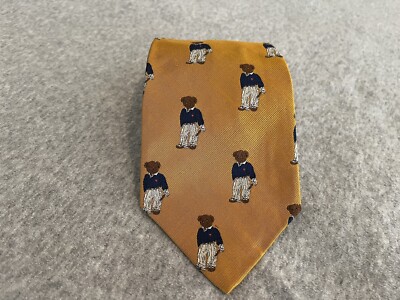 Polo Ralph Lauren Polo Bear Golf Silk Tie