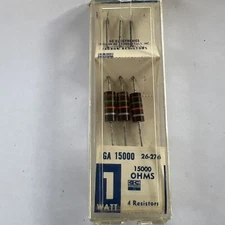 GC Electronics 1 Watt 15000 Ohm Resistors 3 In Packing 