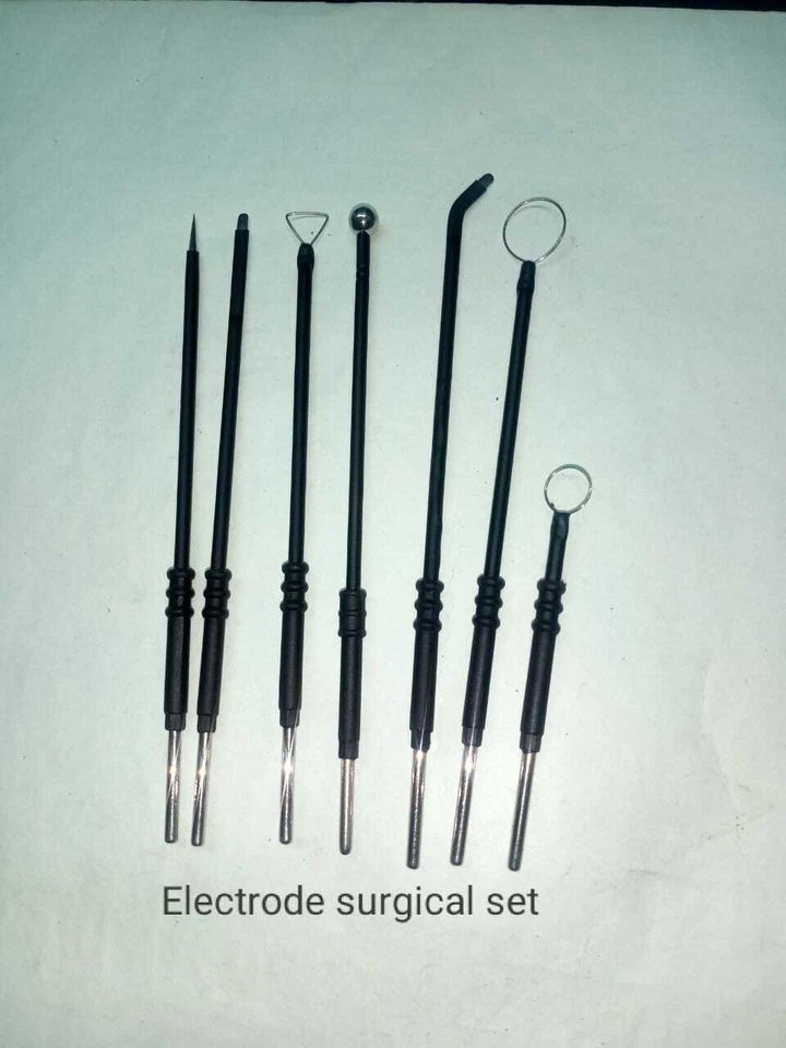 Juego de instrumentos quirúrgicos de electrodo laparoscópico 4 mm juego de 5 Foto 4 de 4