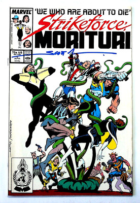 Strikeforce Morituri #5 Signed by Scott Williams Marvel Comics