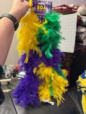 Amscan 6ft. Mardi Gras Feather BOA Party Accessory Favor New  