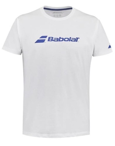 Babolat Exercise T-shirt Men’s White and Blue