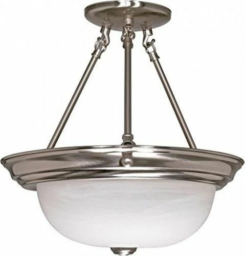 Nuvo 60-202 - 15" Semi Flush Mount Ceiling Light Fixture - Picture 1 of 1