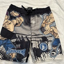 Wwe Wwf John Cena Boy Swim Trunk Shorts 4/5