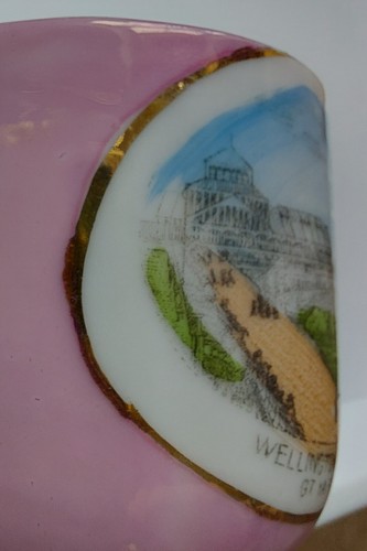 Antique Pink Lustre GREAT YARMOUTH NORFOLK UK - Souvenir Cup & Saucer German - Picture 17 of 21