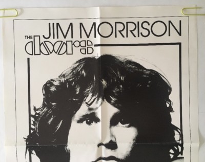 Original Vintage Poster Jim Morrison American Poet The Doors