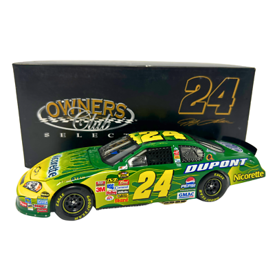 【新品未使用】Jeff Gordon 24 NASCAR 1:24スケール Action Nascar #24 Jeff Gordon Owners Select Nicorette Monte