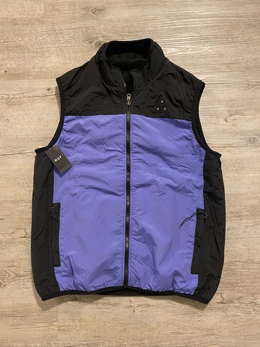 HUF BOROUGH REVERSIBLE VEST BLACK 