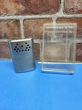 VTG Aladdin JON-E POCKET HAND WARMER w/ Acrylic Box Made In USA Standard Size