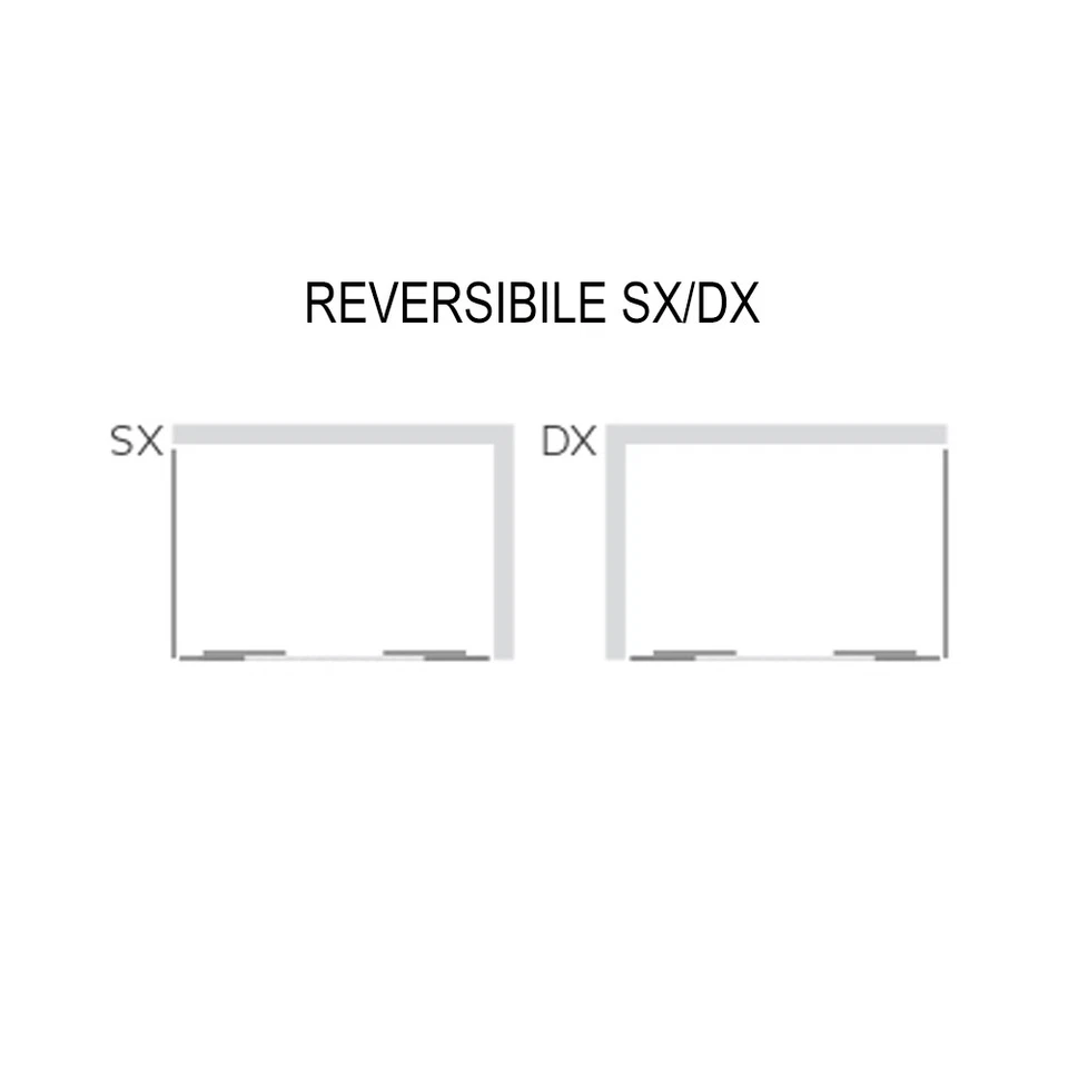 Lato Fisso Box Doccia Slide4 Adatto Porta Scorrevole Slide4 Cristallo temprato Foto 2 de 2