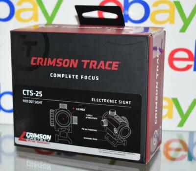 Crimson Trace Complete Focus CTS-25 Compact Red Dot Sight 4.0 MOA NIB