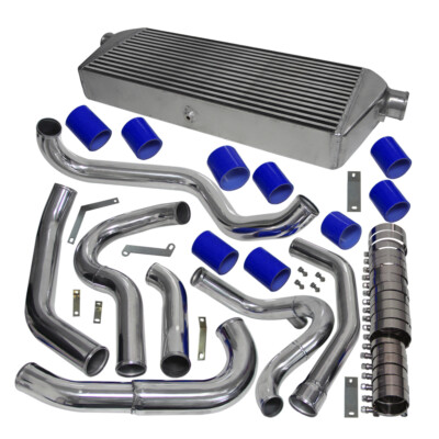 Process West Front Mount Intercooler Kit 00-07 GD WRX/STI - BLACK