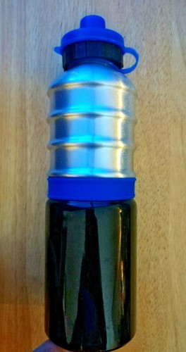 Boeing Stainless Steel Metal Top Water Bottle Blue Steel Logo Aviation Branded - Picture 6 of 6