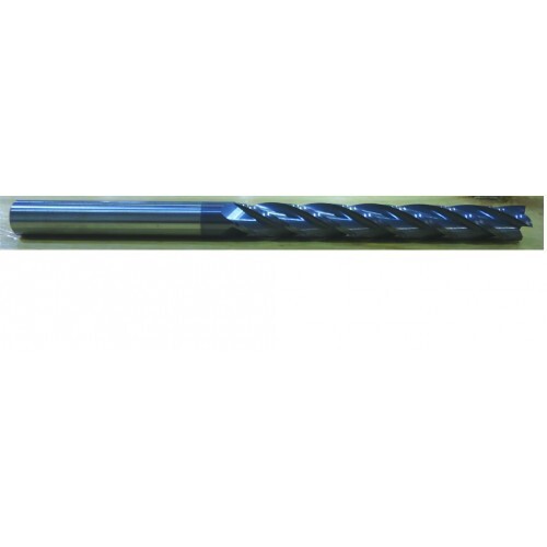 4mm Diameter Variable Helix Carbide End Mill For Aluminium DLC Coated