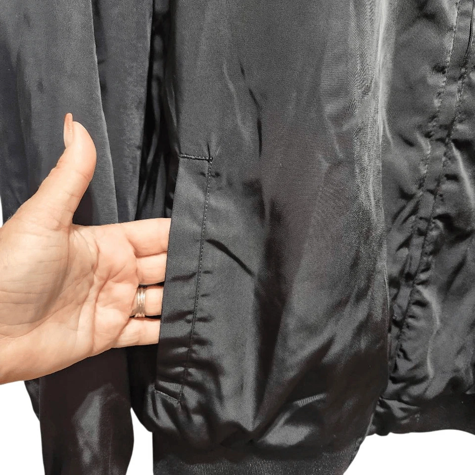 Members Only jacket black so front quilted lining 3X - Image 3 of 4