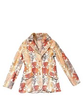 VTG 60s New Issues by Jonathan Logan Floral Tapestry Fitted Blazer Size Small