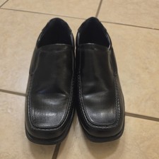 Robert David Lil Tim Dress Shoes 4.5M Black Slip On Loafers worn once 