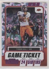 2021 Contenders Draft Picks Game Ticket Pink Cracked Ice 11/23 Tyreek Hill 0s3