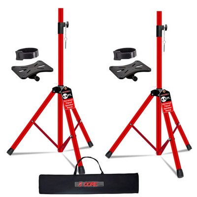 5Core Speaker Stand Tripod Heavy Duty Adjustable 54'' PA DJ Mount Universal w Bag