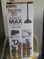 Beldray Airgility  MAX Cordless Vacuum Cleaner Multi-Surface Handheld -Rose Gold