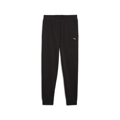PUMA Essentials Elevated Drawstring Sweatpants Womens Black Casual Athletic Bott