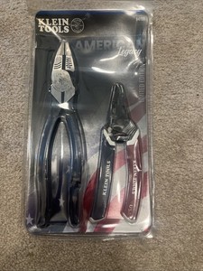 Klein Tools High-Leverage Lineman Plier & Klein Kurve Stripper Kit 2 Pcs (94155)