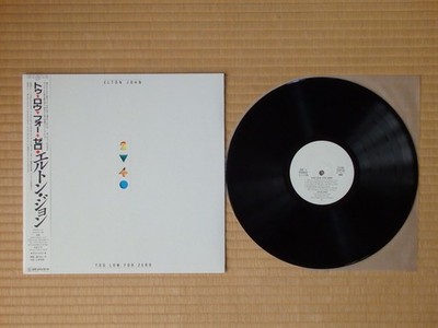 Elton John   Too Low For Zero 25PP-90 Japan PROMO Insert Obi NM