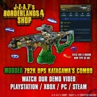 Borderlands 4✨ MODDED 792K KATAGAWA'S WOMBO COMBO AR RIFLE BL4 ✅PC-PS-XBOX✨