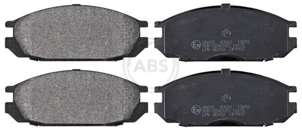 Bremsbelagsatz Scheibenbremse A.B.S. 36693 FüR Cefiro GR Nissan Patrol 4 Y60 QX-image