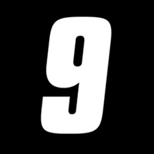 Factory Effex 7" Factory Numbers #9 White 3-Pack