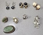 Vintage Screw Back & Clip On Earring Lot Gold Filled Jewelry Mid Century Jewelry — photo 1