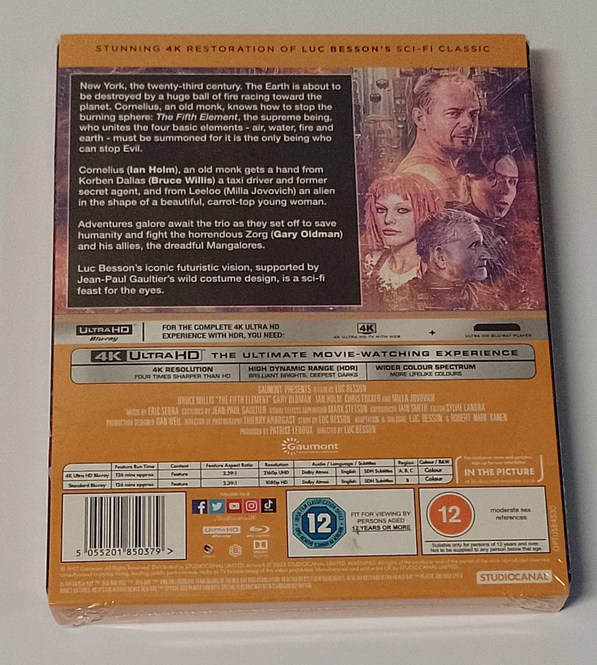 The Fifth Element (4K Ultra HD) Limited Edition Steelbook - Image 2 of 3
