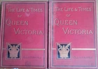 Queen Victoria Biography Complete Set Volumes 1&2 Hardcover Antique Books VG