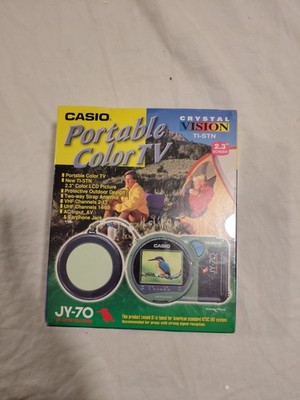 ハローキティ 小型 液晶カラーテレビ CASIO JY-70 NEW SEALED CASIO JY-70 LCD COLOR TV Mini Pocket Portable