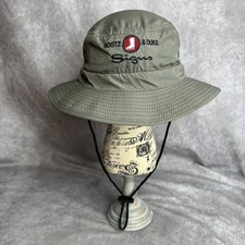 Outdoor Safari Sun Fishing Hiking Booney Bucket Hat Nylon 2.25” Brim Chin Strap