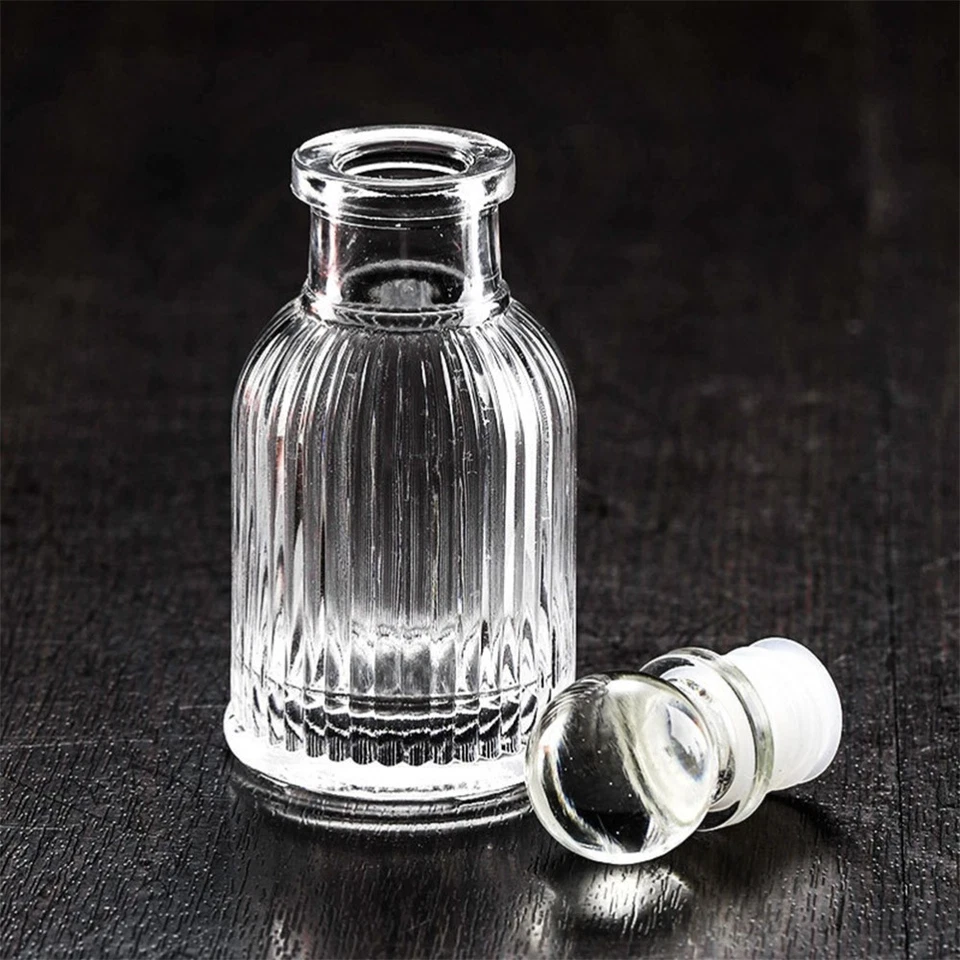  2 Pieces Mini Glasflasche Mini-schnapsflaschen Kleine Glasflaschen - Bild 2 von 4