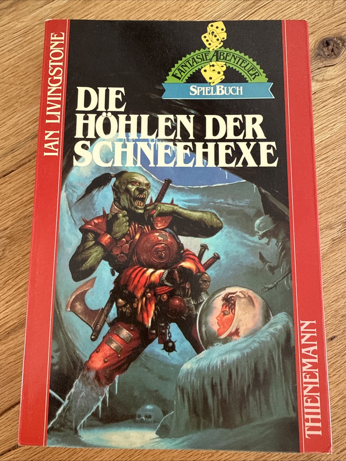 Die Höhlen Der Schneehexe Ian Livingstone Fantasy Abenteuer SpielBuch Thienemann - Ian Livingstone