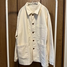 Nanamica Dock Jacket SUAF150 Natural Cotton Moleskin Coverall