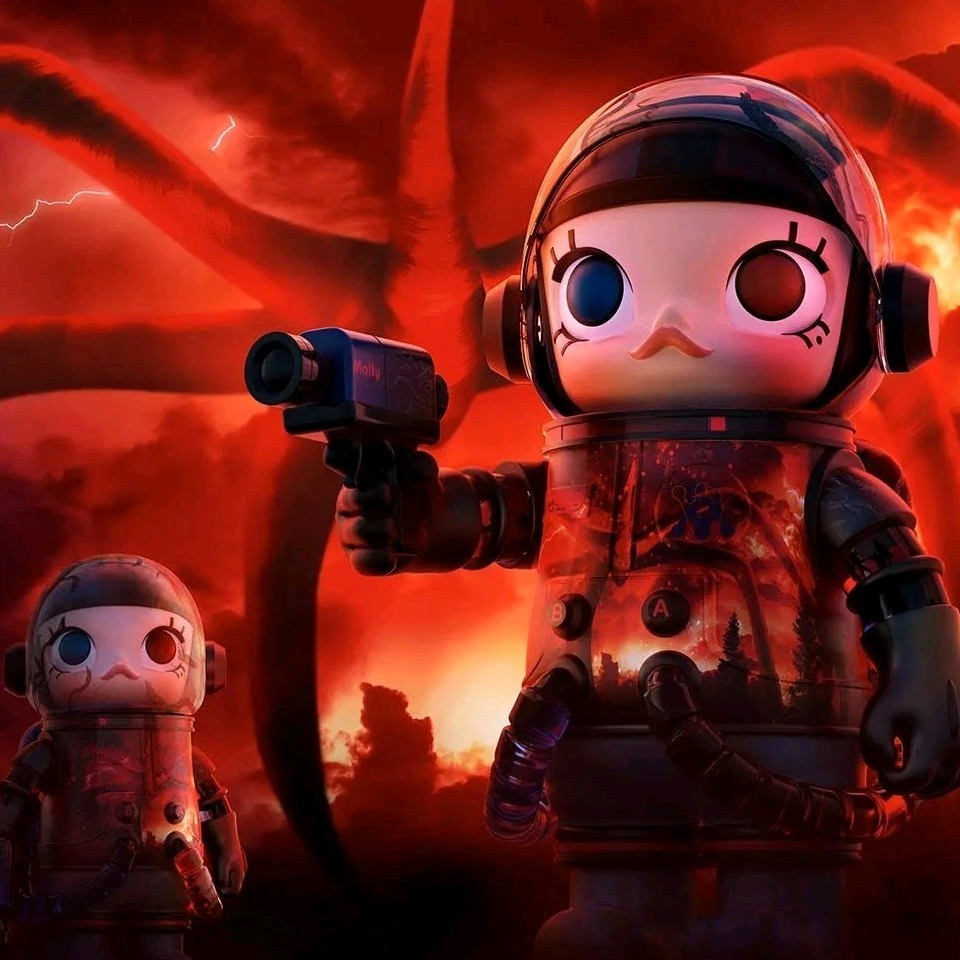 POP MART MEGA SPACE MOLLY 400% Stranger Things – Authentic, Sealed