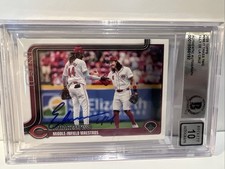 2025 Topps #295 It Takes Two Elly De La Cruz  Authentic Autograph Beckett 10