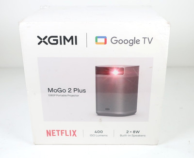 NEW XGIMI MoGo 2 Plus 1080P Portable Projector w/Google TV - Sealed - FAST SHIP