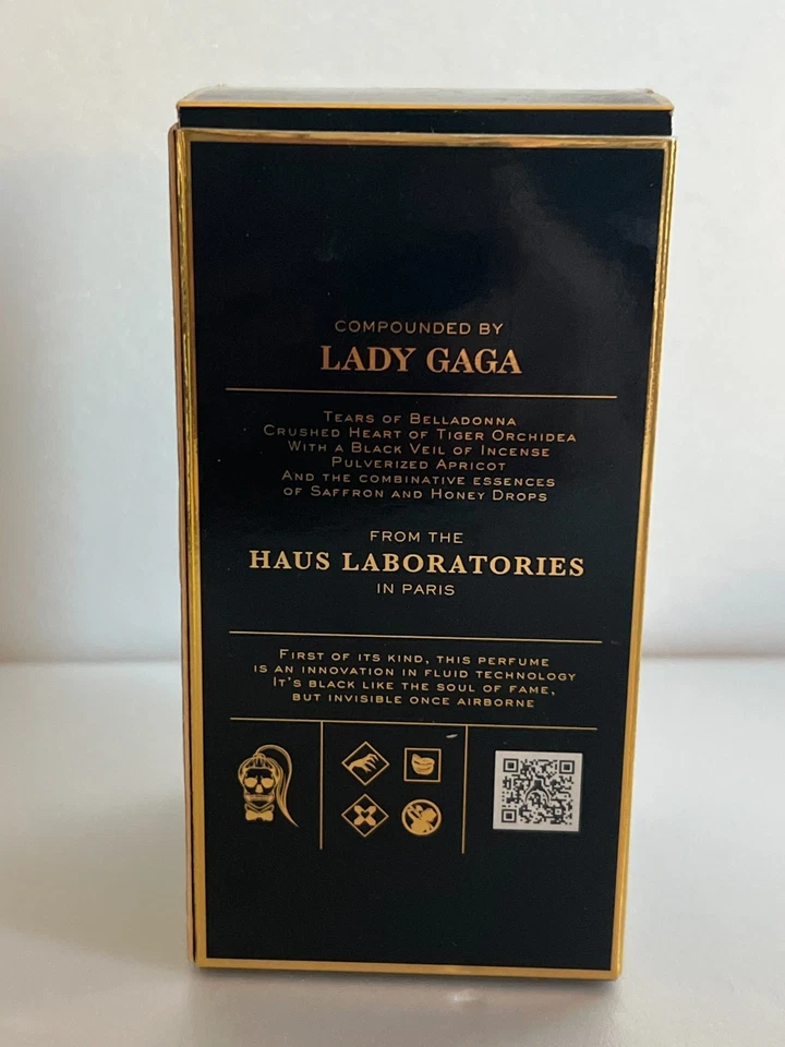 Lady Gaga Fame Black Fluid Eau de Parfum 50 ml 1,7 OZ eau de parfum spray con caja raro Foto 4 de 4